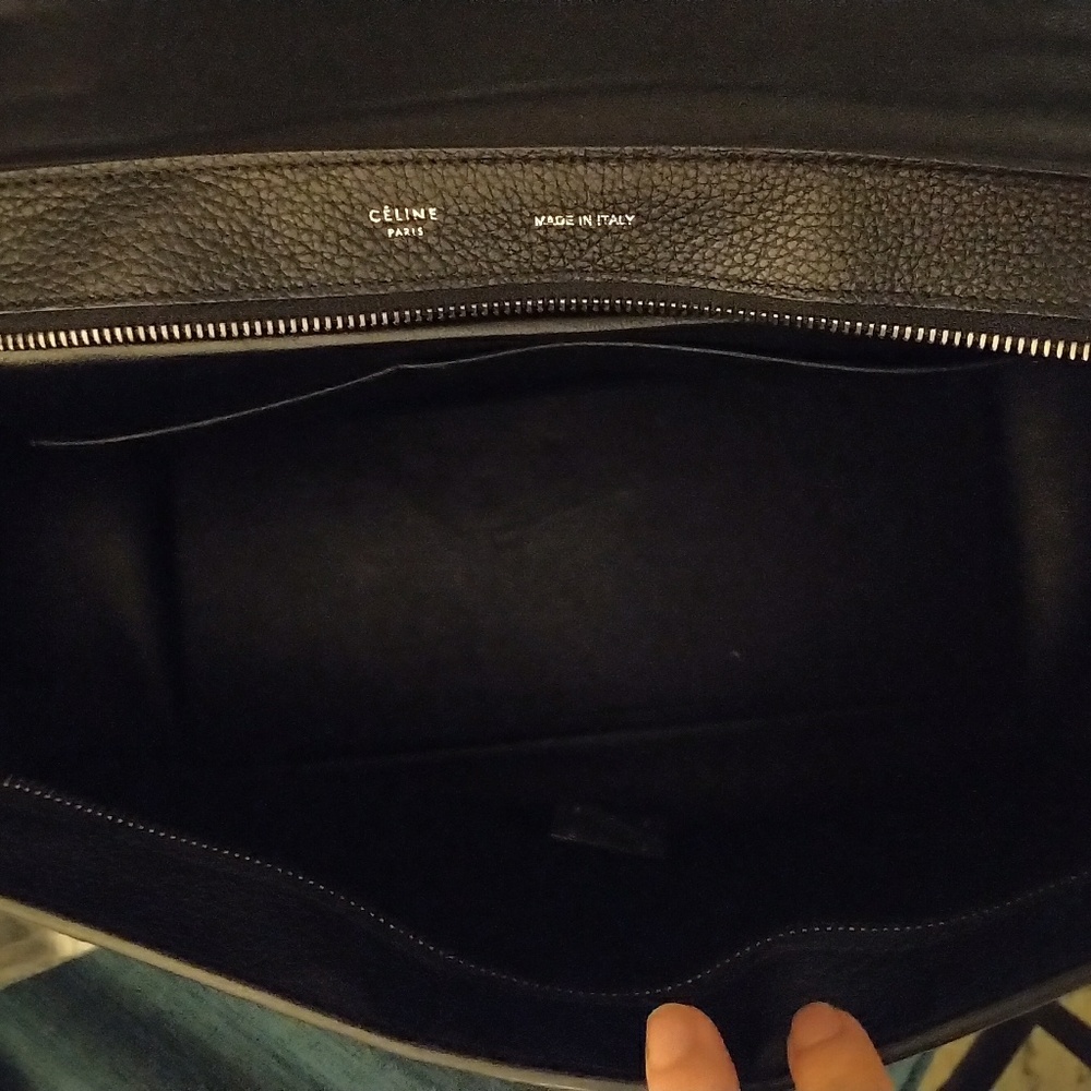 MINT condition Celine trapeze silver hardware + black medium - Picture 7 of 13